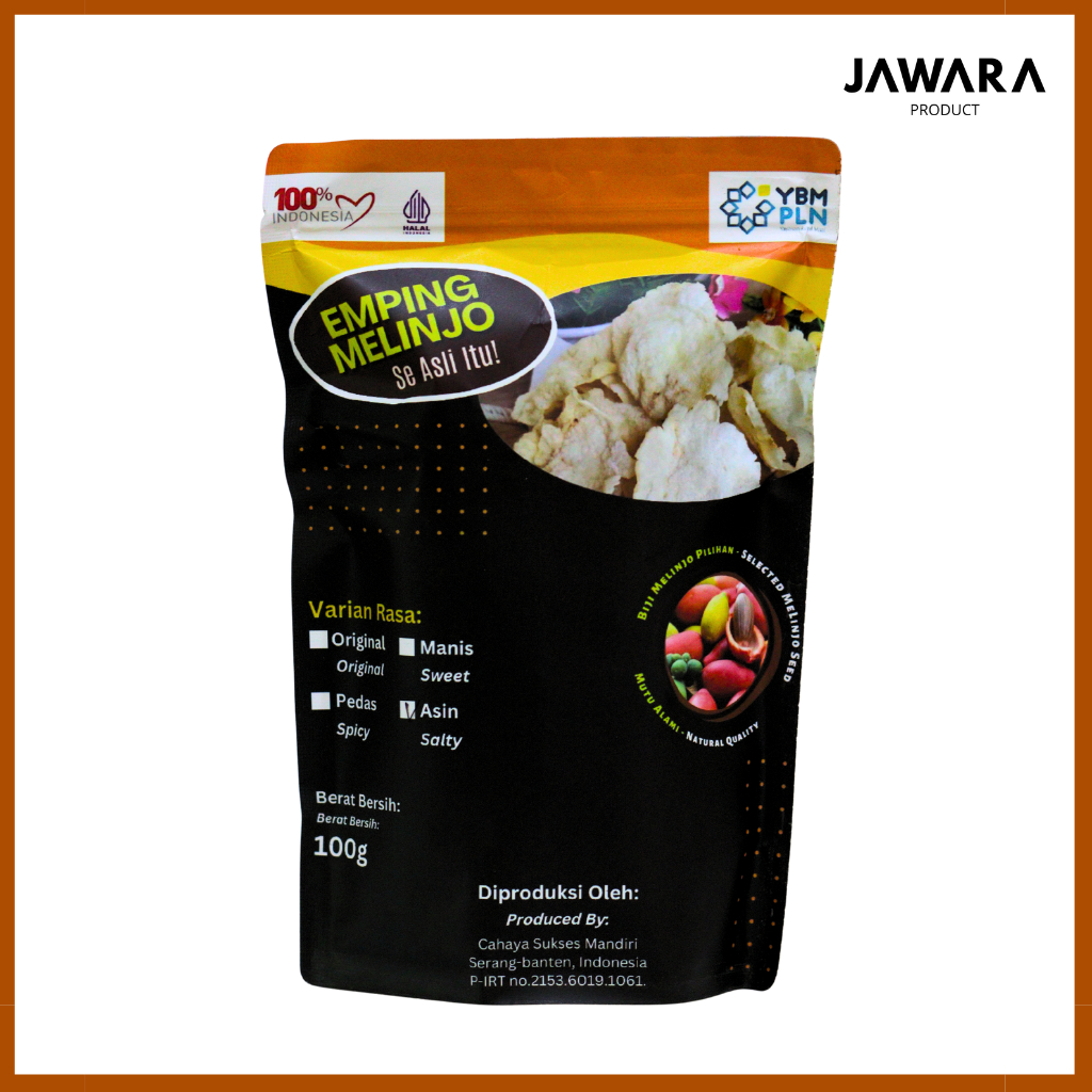 

Emping Melinjo Rasa Asin 100 Gram ASLI Banten