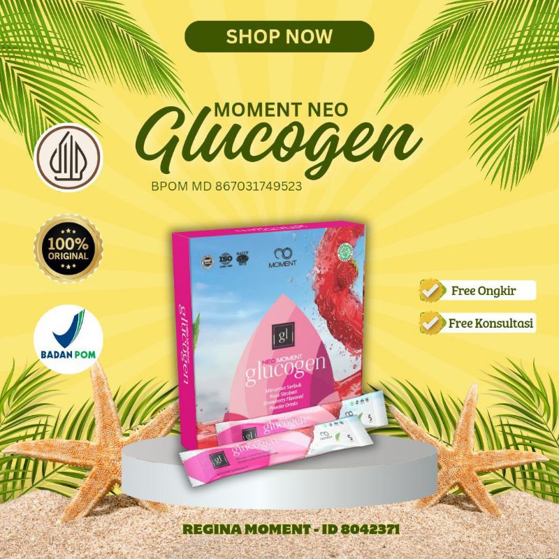 (ASLI) NEO GLUCOGEN MOMENT SUPER ANTIOKSIDAN ✔️ MINUMAN COLLAGEN GLUTATHIONE ✔️ PEMUTIH BADAN ✔️ PEM
