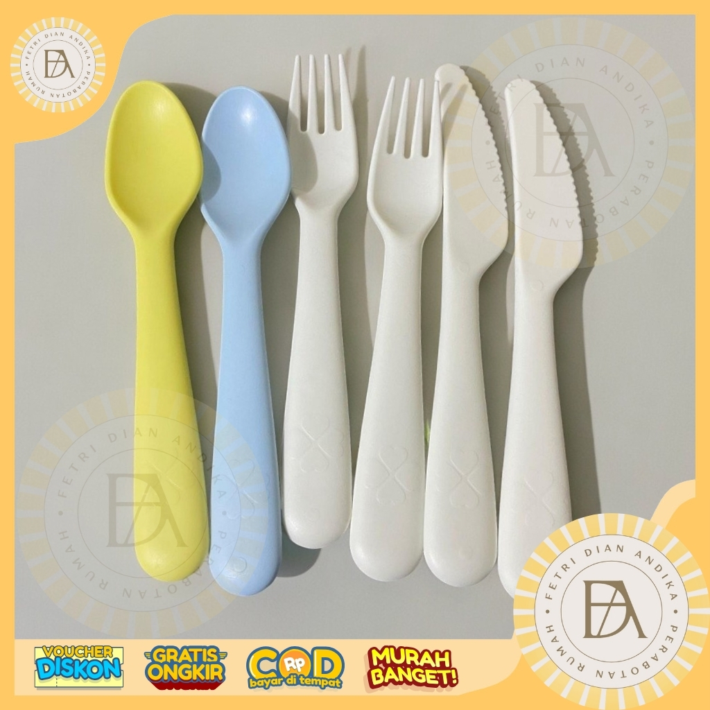 Sendok Garpu Pisau Set plastik
