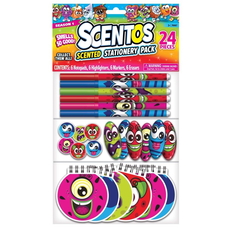 

Scentos scented stationery pack