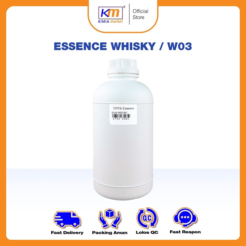 

Essence Flavour Tova Whiskey Ukuran 1Kg W03 / Perisa Makanan / Penambah Rasa Cair / Perisa Cair Whiskey WO3 / Essen Whiski Makanan/Minuman