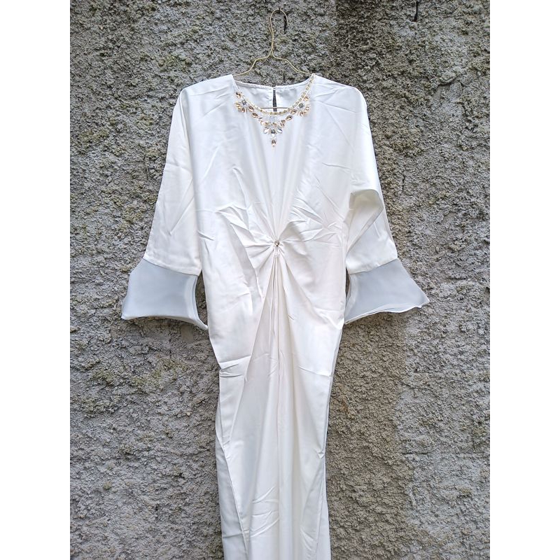 Gamis Kaftan Putih