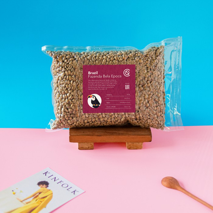 

COFFEEHQ BRAZIL Fazenda Bela Época Natural Green Beans 1Kg