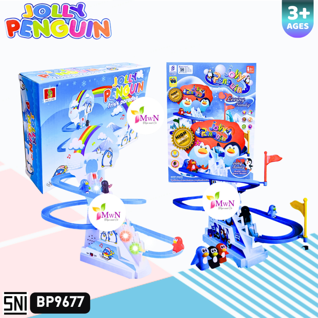 MWN.TOYS Mainan Music Track WoW Peguin No 668-1