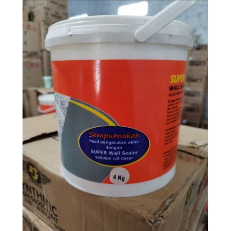Cat Dasar Tembok Super Wall Sealer 4kg RJ London
