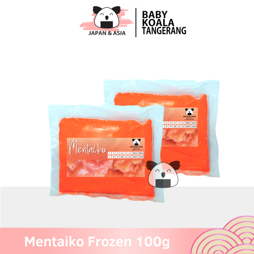 

MENTAIKO Myeongnan Telur Ikan Mentai Berbumbu 100 g │ Korean Salted Pollock Roe.