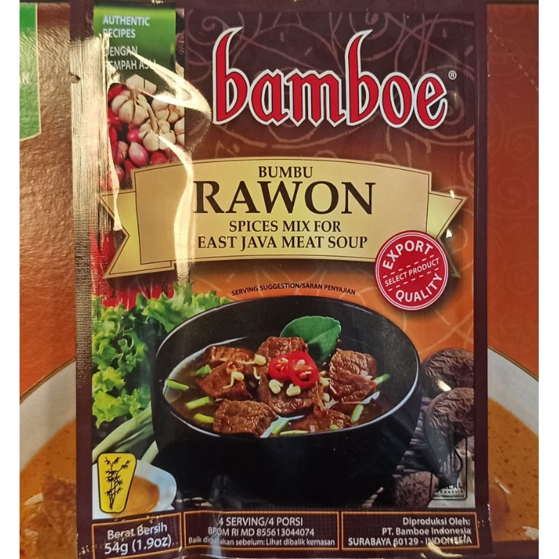 

BAMBOE EXPORT RAWON