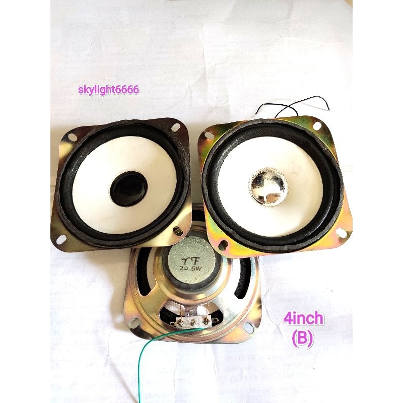 RJ1 Speaker 4inch 4ohm 5W Returan Kualitas Jernih