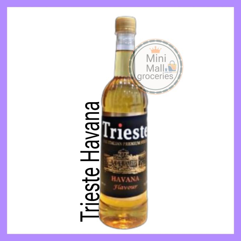 

syrup trieste havana 650ml / sirup trieste Jamaica rum 650 ml