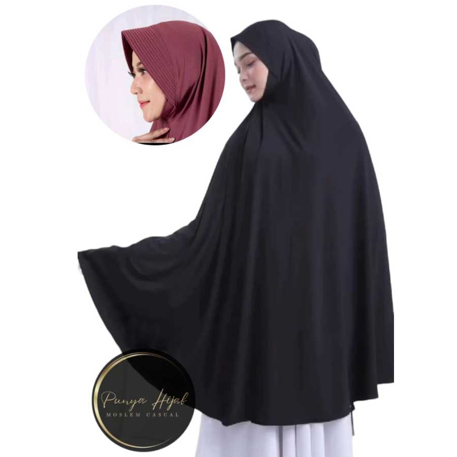 Hijab Dagu Malaysia Pet Jumbo Jersey Premium XXXXL