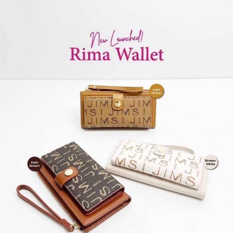 FREE BOX EXCLUSIVE JIMS HONEY JH RIMA WALLET DOMPET PANJANG WANITA UNIK CANTIK MEWAH KADO PEREMPUAN 