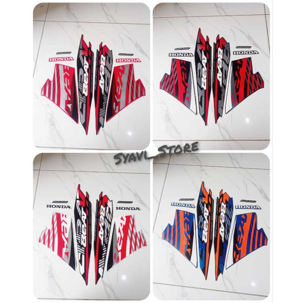STIKER STRIPING HONDA BEAT FI ESP 2021