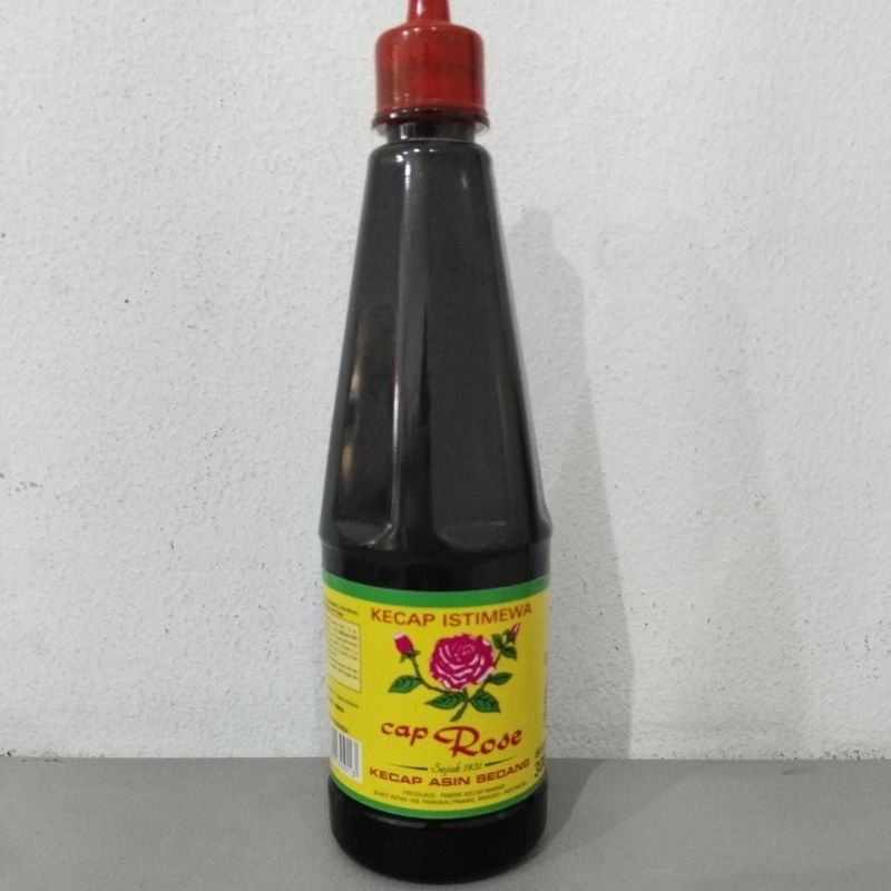 

Kecap asin Bangka cap Rose/Mawar botol kecil 300ml