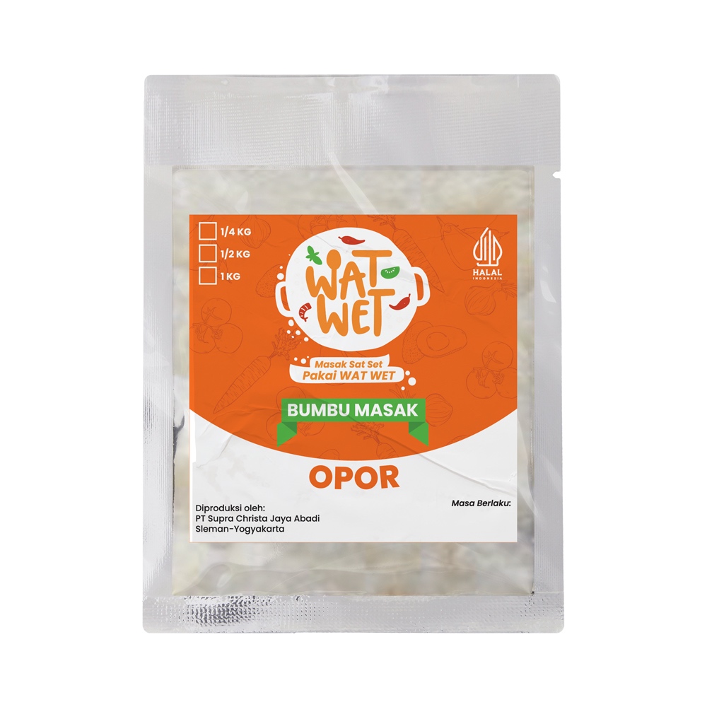 

Bumbu WatWet - Opor 250 gr, 500 gr, 1000 gr