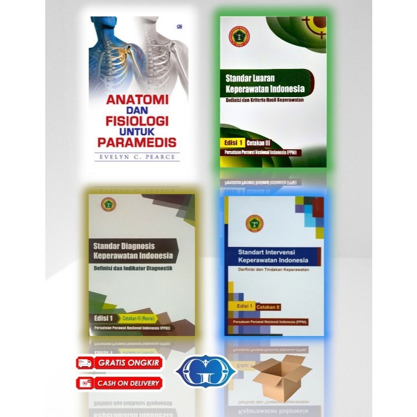 4 Paket Buku Keperawatan 3S dan Anatomi Fisiologi