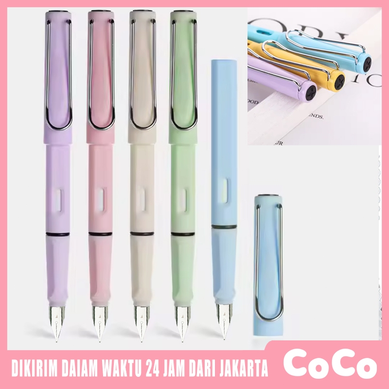 

Fountain Pen/Pena/Pulpen/Ink Pen For Student Use 0.38mm/0.5mm