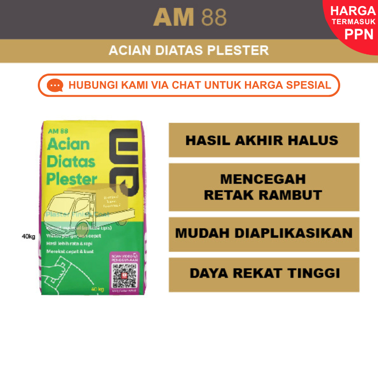 AM 88 AM88 SEMEN ACIAN DI ATAS PLESTER | SEMEN ACIAN 40 KG