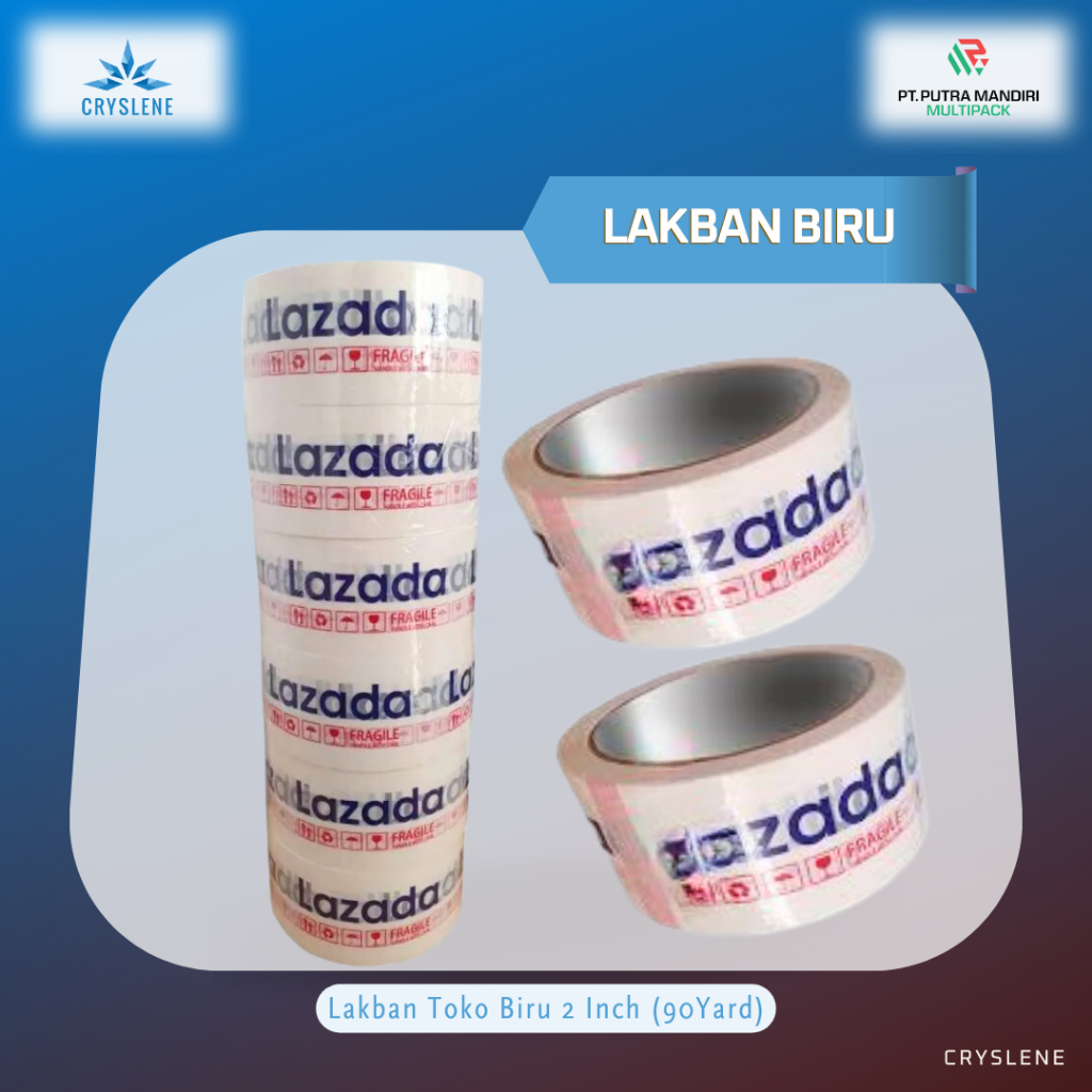 

CRYSLENE Lakban Toko Biru 2 Inch (90Yard)