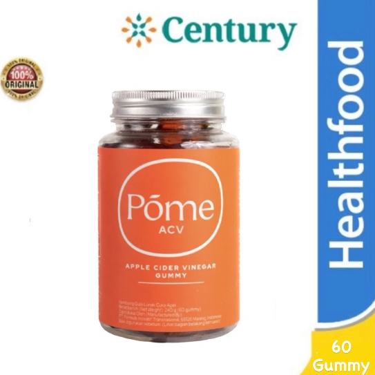 Pome Apple Cider Vinegar Gummy 60's/ Cuka Apel Gummy/ Gummy Cuka Apel