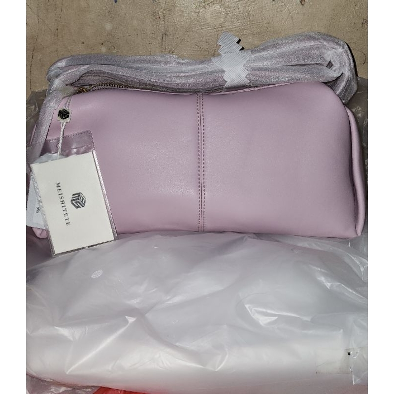 Tas Fashion Import Meishitete hitam dan ungu
