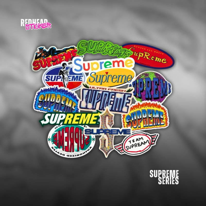 

STICKER PACK SUPREME AUTHENTIC (14PCS) (BERKUALITAS)