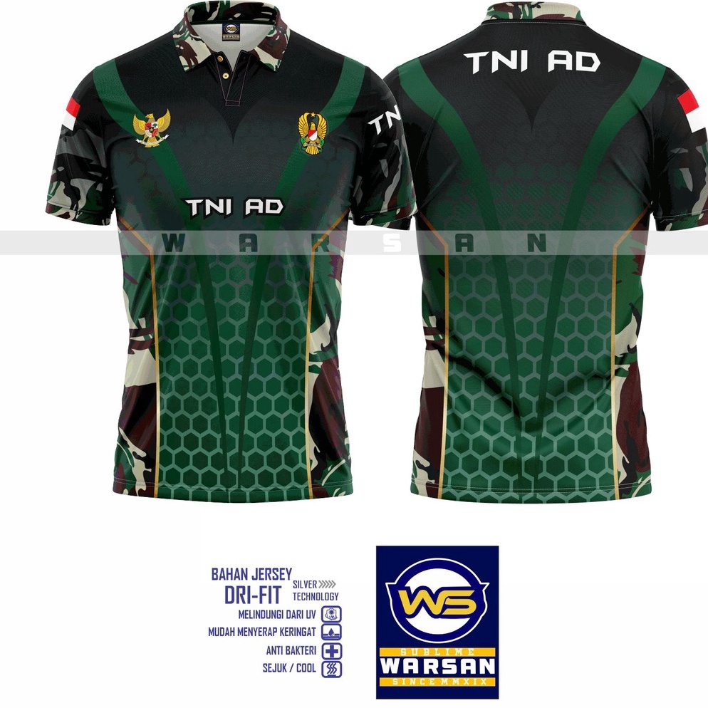 KODE W65K WANGKI TNI AD  Kaos polo TNI AD  Baju Kaos WANGKI Polo Tshirt TNI AD