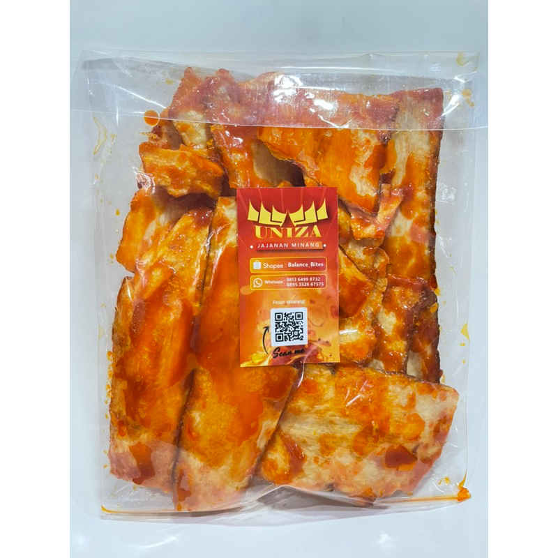 

KERIPIK BALADO PANJANG | SANJAI BALADO PADANG | KERIPIK SINGKONG | KERIPIK UBI ASLI PADANG - UNIZA