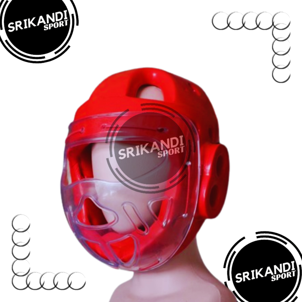 Pelindung Kepala Karate + Pelindung Muka Karate Head Guard Karate Face Mask Karate Taekwondo TERBARU