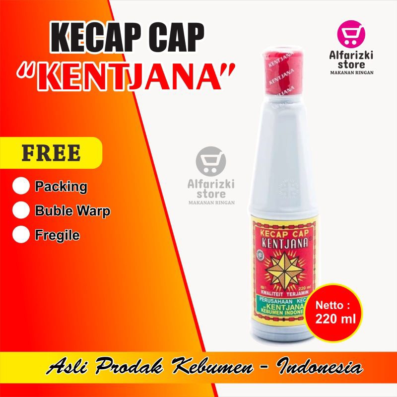 

kecap manis kentjana 220ml asli kebumen