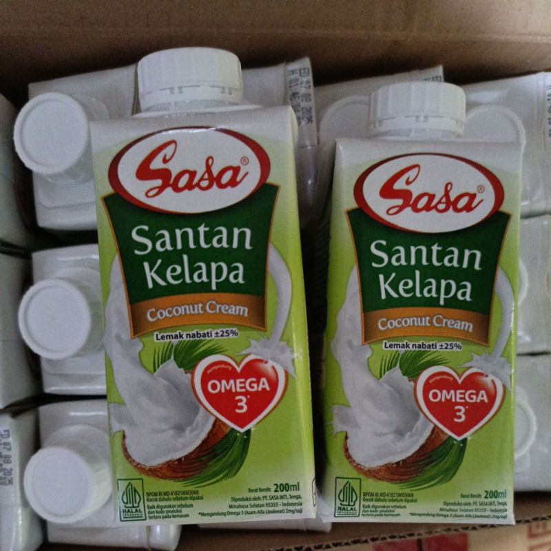 

Sasa Santan Cair 200ml 1 carton/dus