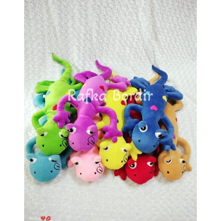 KODE J43W boneka cicak jumbo virall