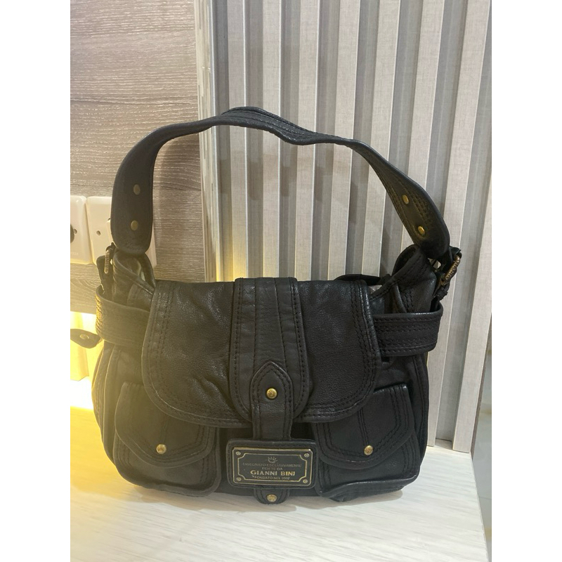 PRELOVED tas HOBO GIANNI BINI ORI