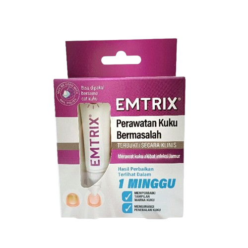 EMTRIX GEL 10 ML PERAWATAN KUKU GELAP RETAK RUSAK JAMURAN PSORIASIS