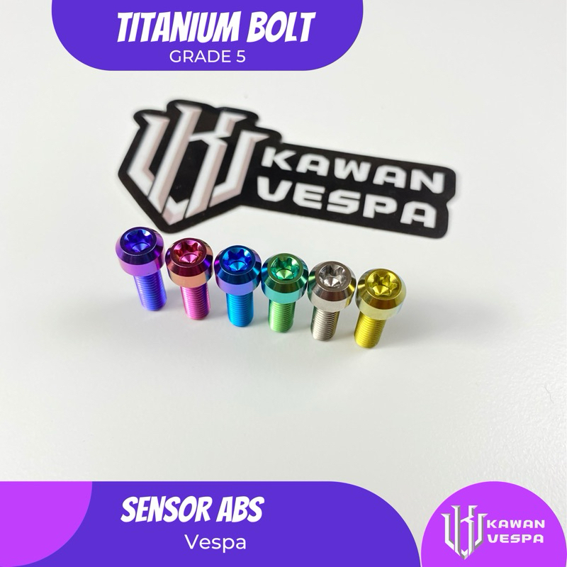 Baut Titanium Sensor Abs Vespa Sprint Primavera GTS