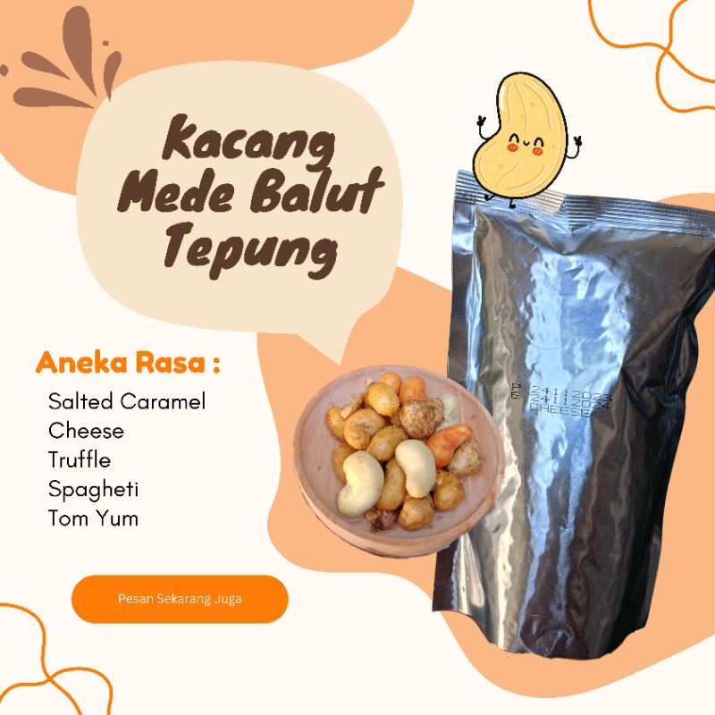 

Kacang Mede Salut Tepung
