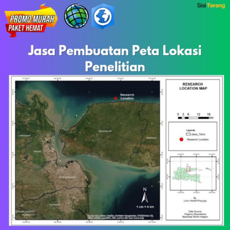 Jasa Pembuatan Peta Lokasi Penelitian