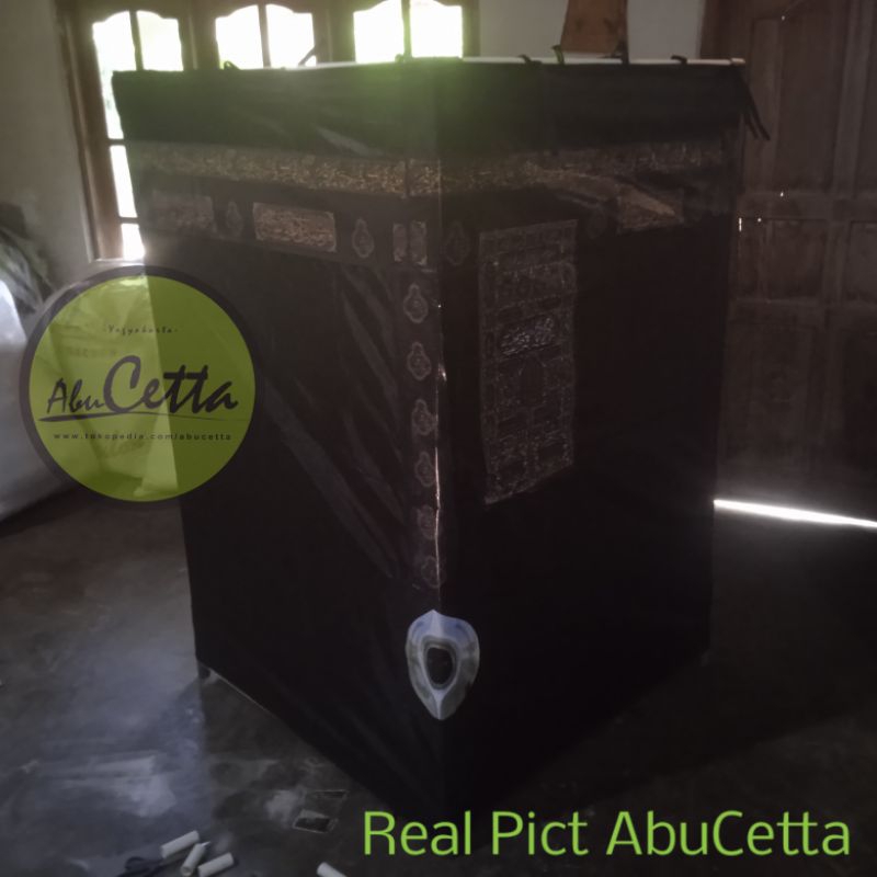 kain kiswah miniatur kabah ukuran 1x1m