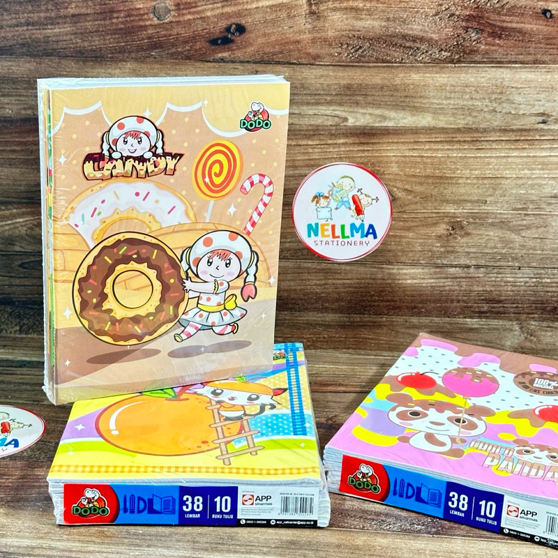 

Buku Tulis 38 Lembar Dodo isi 10 Buku tulis