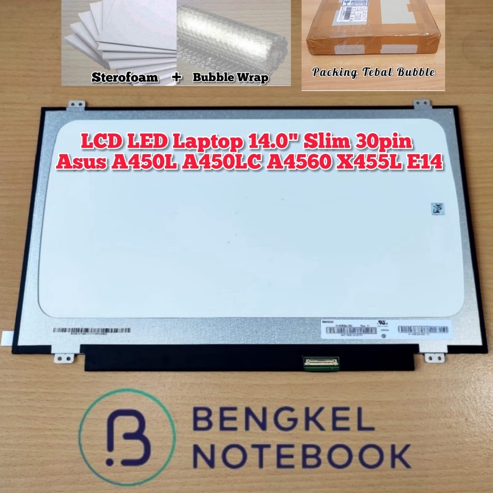 KODE E68D LCD Laptop 14 LED Asus A45L A45LC A456 X455L E14 E5475G E141 X441 X453SA X453M E5475 E5476