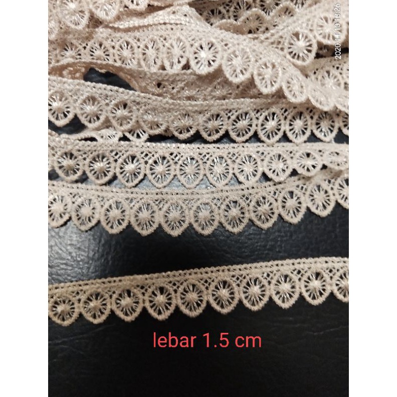 KODE X96P RENDA giper renda bordir renda milo renda kecil renda pinggir renda import