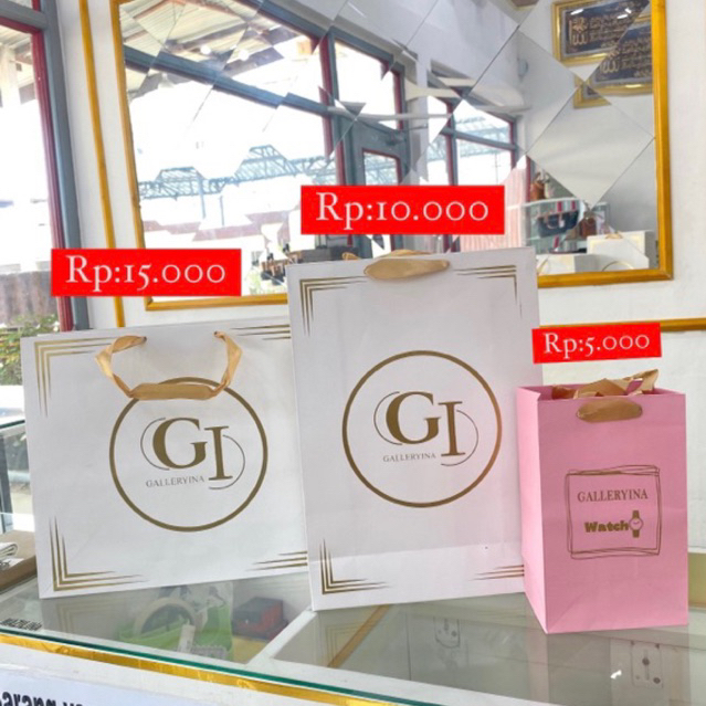 

PAPERBAG TOKO GALLERYINA BAHAN PREMIUM sesuai video✅