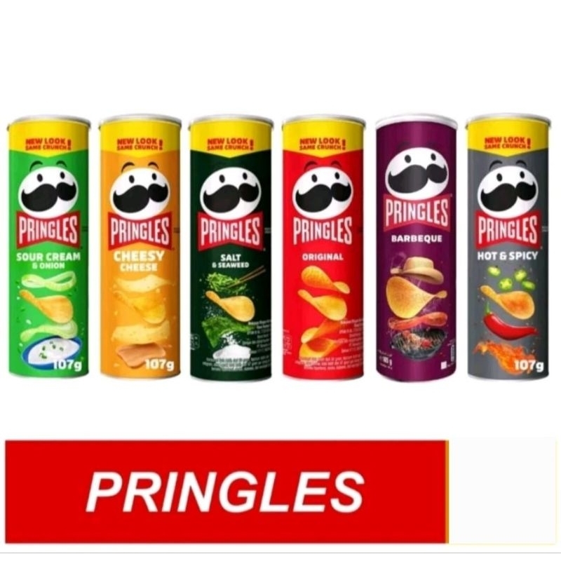 

Pringles Potato chips keripik kentang 102gr