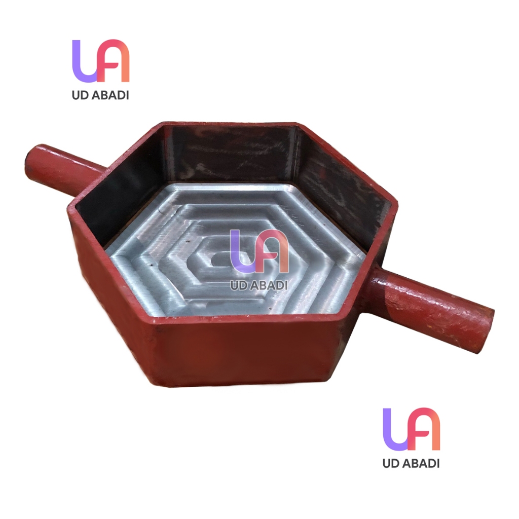 PIRINGAN CETAKAN PAVING SEGI ENAM POLOS // PAVING HEXAGONAL