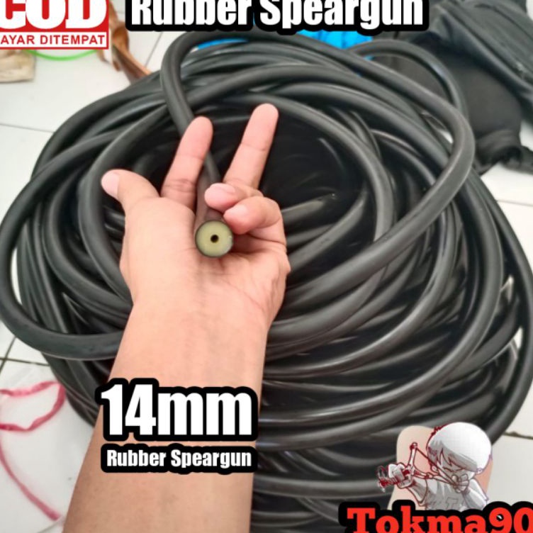 Karet Rubber Speargun 14mm Panah Ikan Laut 14 mm y R2V5