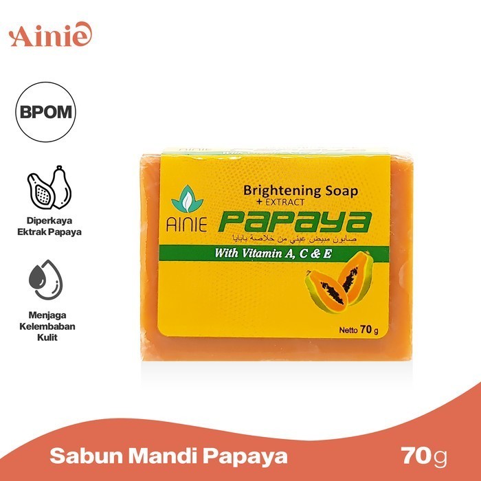 SABUN PAPAYA AINIE 70GRAM ORIGINAL