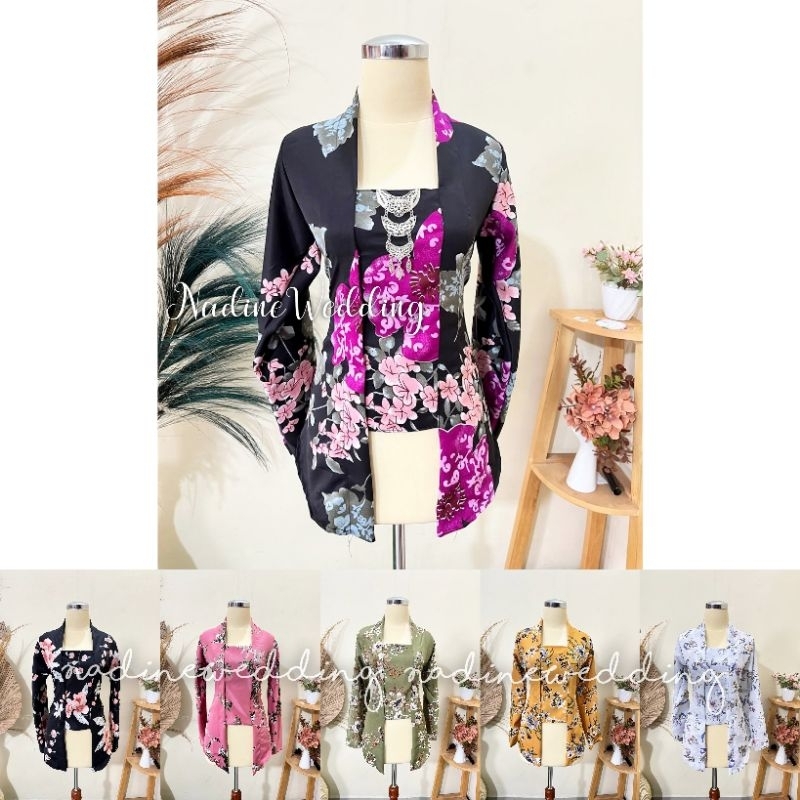 Kebaya Kutubaru - Motif Bunga / Kebaya Jawa / Kebaya Klasik