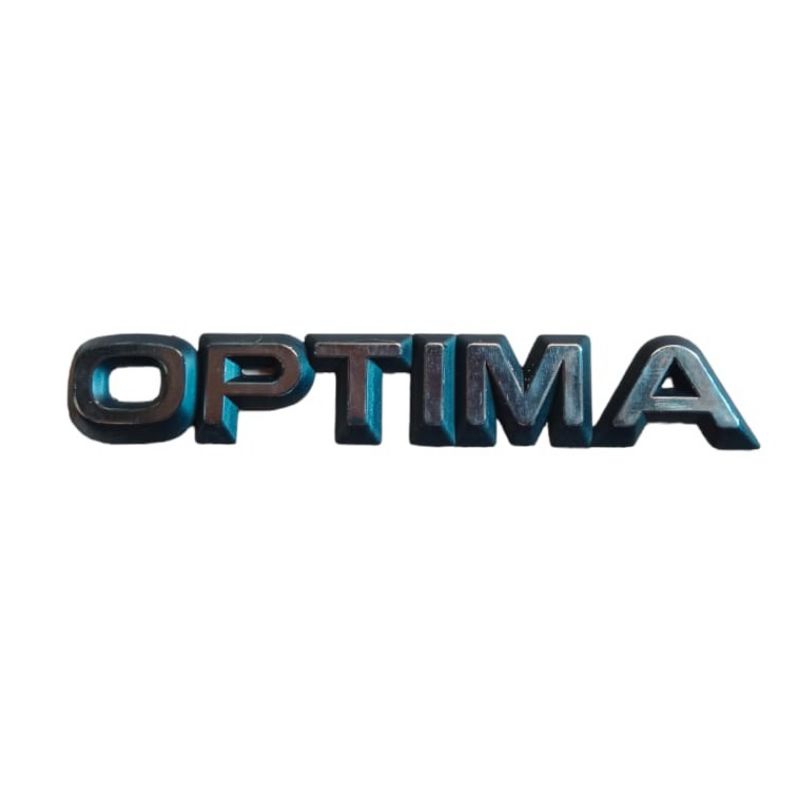 Emblem Tulisan Optima Emblem Bagasi Optima