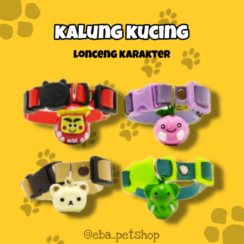 kalung kucing lonceng karakter