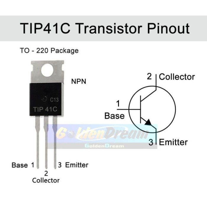TIP41 Transistor TIP 41 Tip41c ST Original