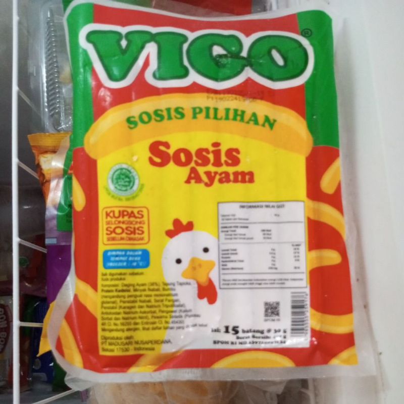 

sosis ayam Vigo isi 15 batang